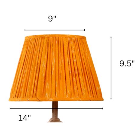 Orange Ikat Empire Lampshade Large